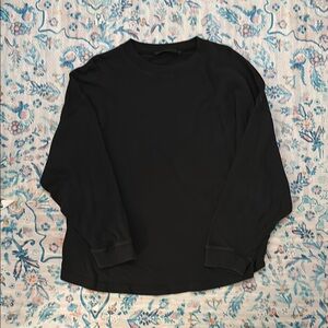 Jenni Kayne Black Crew Neck Top